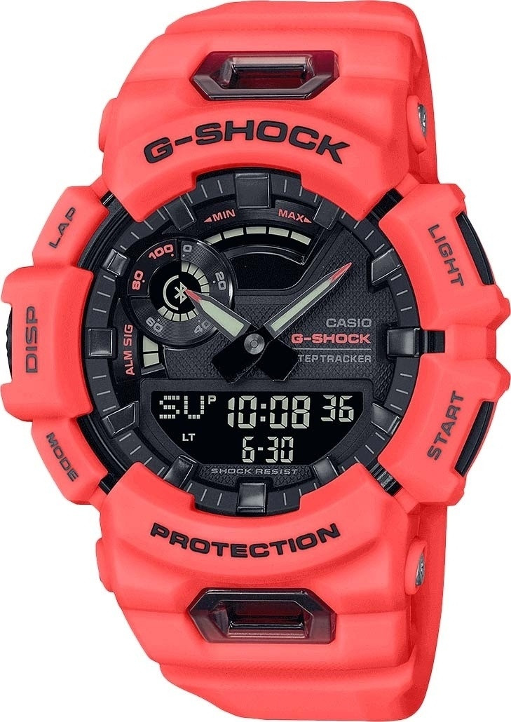 Кварцевые CASIO GBA-900-4AER Pink пластик