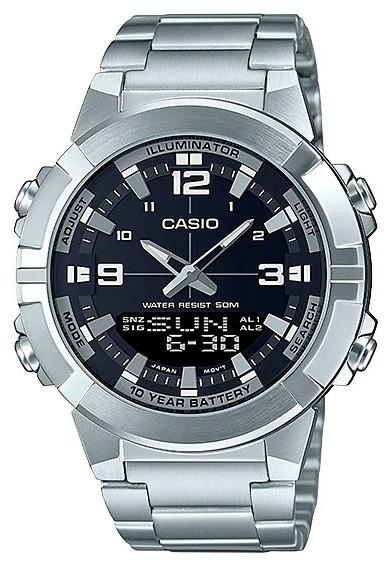 Кварцевые CASIO AMW-870D-1AVDF сталь