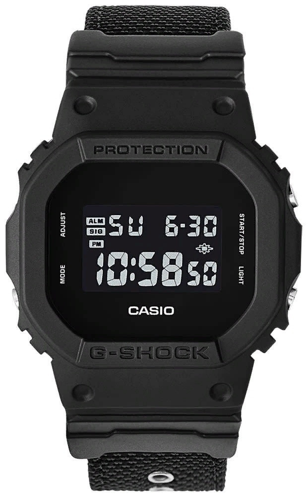 Кварцевые CASIO DW-5600BBN-1DR полимер
