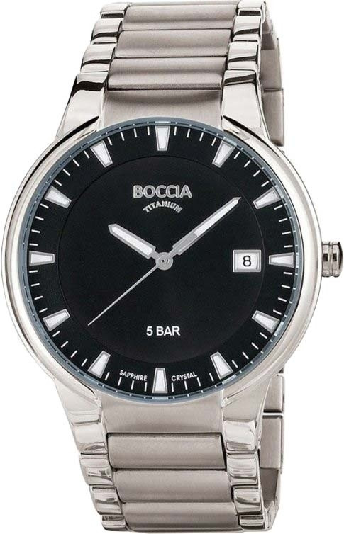 Часы Кварцевые Boccia Titanium 3629-01 титан