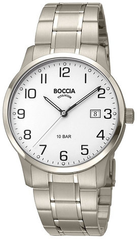 Кварцевые Boccia Titanium 3621-03 титан, фото 1
