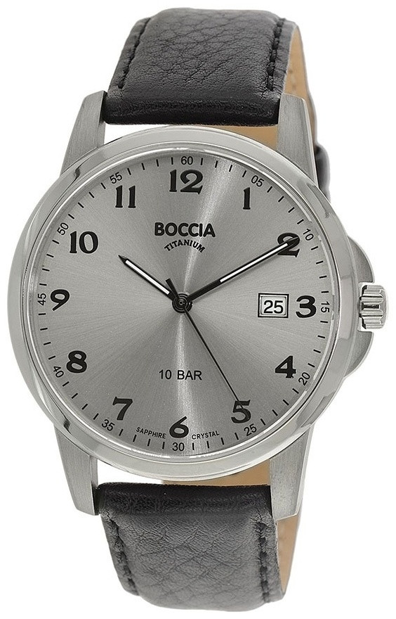 Кварцевые Boccia Titanium 3633-03 титан