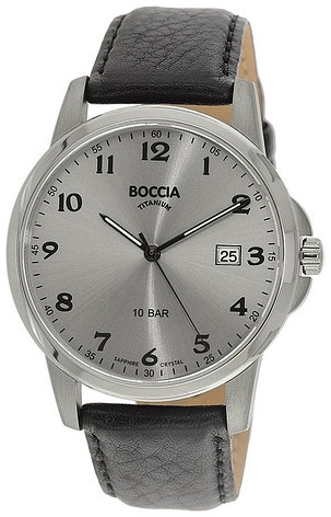 Кварцевые Boccia Titanium 3633-03 титан, фото 1