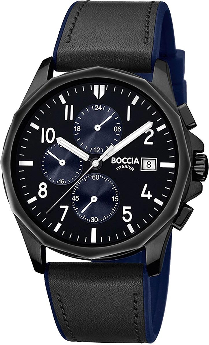 Кварцевые Boccia Titanium 3747-03 титан