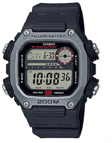 Кварцевые CASIO DW-291H-1AVDF нержавеющая сталь, фото 1