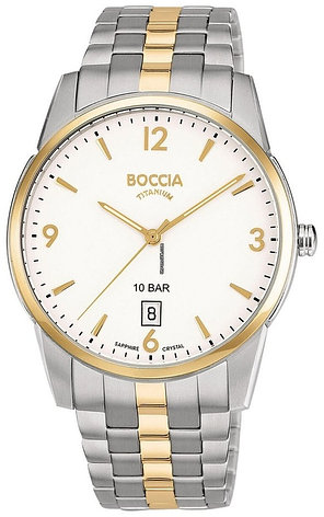 Кварцевые Boccia Titanium 3632-03 титан, фото 1
