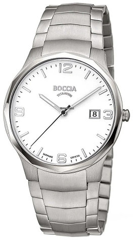 Кварцевые Boccia Titanium 3656-01 титан, фото 1