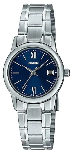 Кварцевые CASIO LTP-V002D-2B3UDF нержавеющая сталь