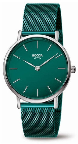 Кварцевые Boccia Titanium 3281-10 титан, фото 1