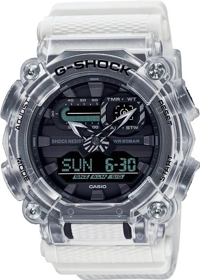 Кварцевые CASIO GA-900SKL-7ADR пластик