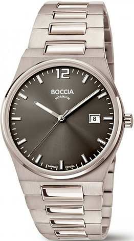 Кварцевые Boccia Titanium 3661-02 титан, фото 1