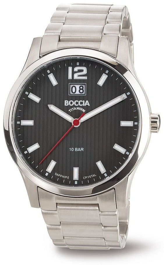Кварцевые Boccia Titanium 3580-02 титан