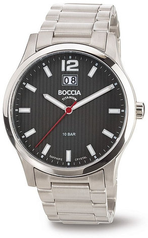 Кварцевые Boccia Titanium 3580-02 титан, фото 1
