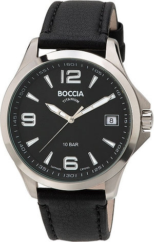 Кварцевые Boccia Titanium 3591-01 титан, фото 1