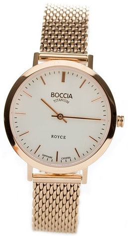 Кварцевые Boccia Titanium 3246-07 Rose титан, фото 3
