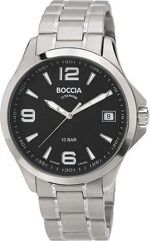 Кварцевые Boccia Titanium 3591-02 титан, фото 1