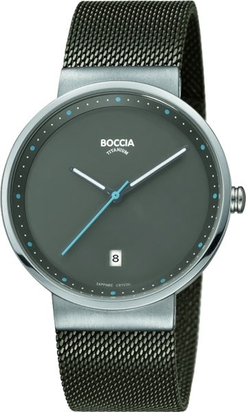 Кварцевые Boccia Titanium 3615-01 титан