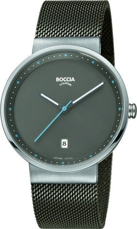 Кварцевые Boccia Titanium 3615-01 титан, фото 1