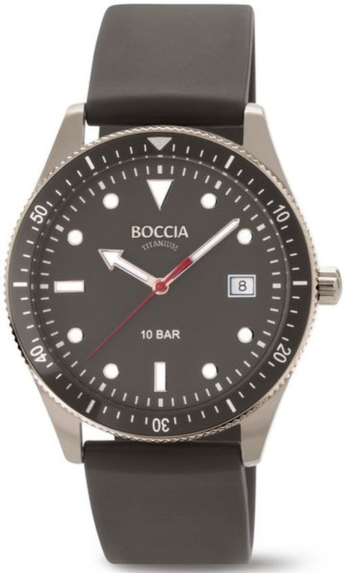 Кварцевые Boccia Titanium 3664-01 титан