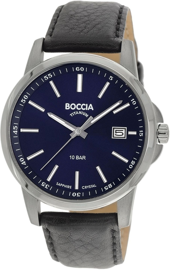 Кварцевые Boccia Titanium 3633-01 титан