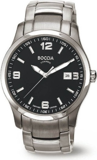 Кварцевые Boccia Titanium 3626-03 титан
