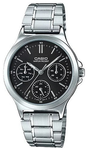 Кварцевые CASIO LTP-V300D-1AUDF сталь, фото 1