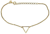 ЭСТЕТ 01Б032546 длина 17 см, вес 1.77 г золото, плетение якорное