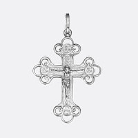 Крестик Аврора 84033 вес 4.14 г серебро, без вставок