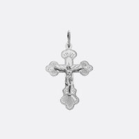 Крестик Аврора 84246 вес 0.6 г серебро, без вставок