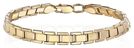 Браслет Эстет ЗЭ01Б030113Э длина 19 см, вес 6.2 г золото, плетение фантазийное, фото 1