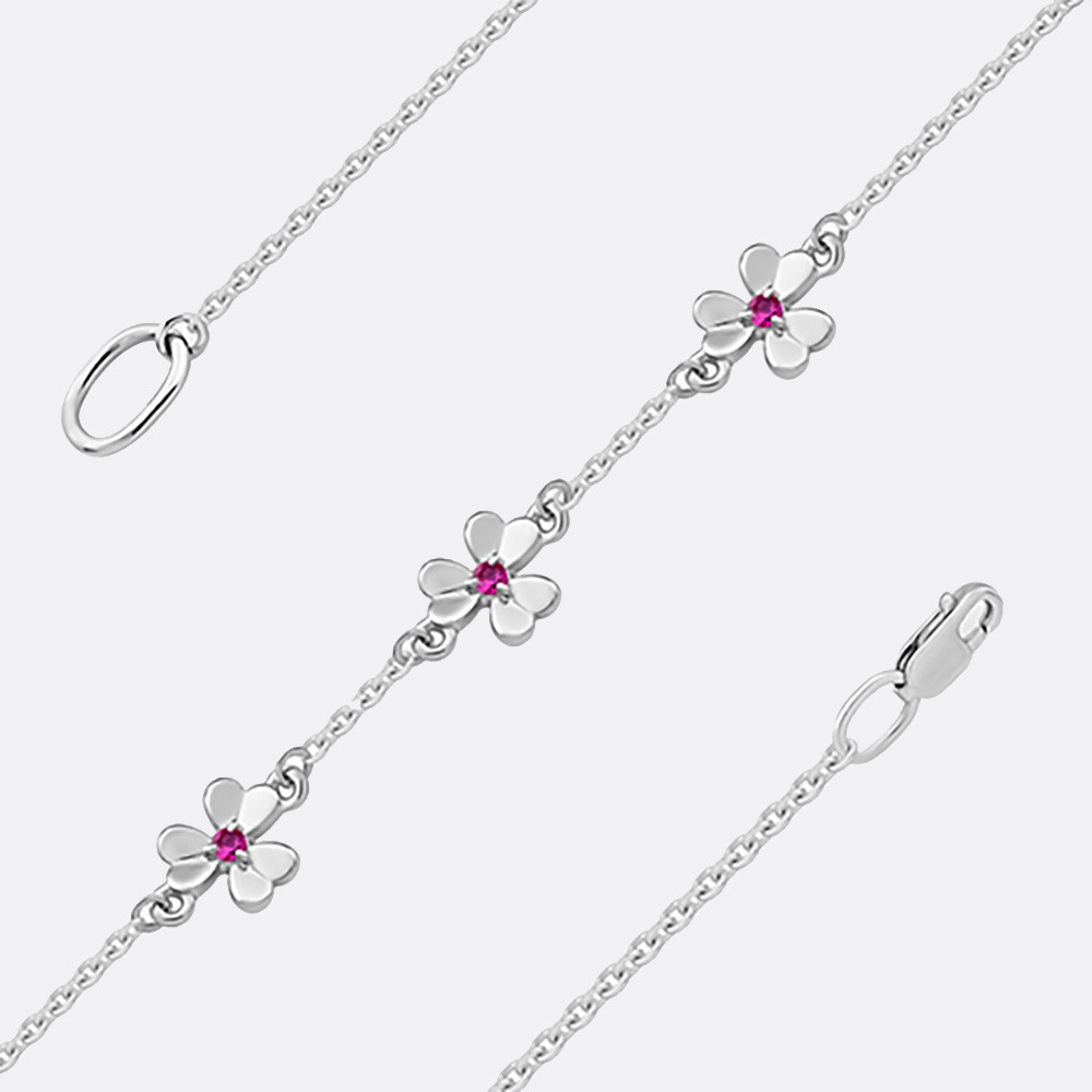 Браслет EFREMOV 1410017375 длина 16.5 см, вес 2.23 г серебро, плетение якорное, фото 1