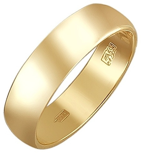 Кольцо Эстет 01О030381 размер 17.5 вес 3.39 г золото, без вставок, фото 1