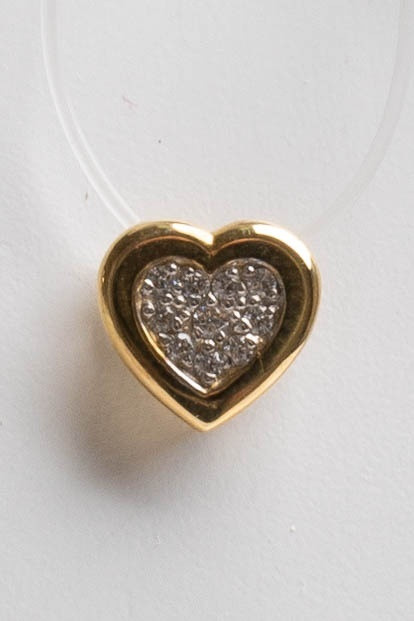 Подвеска MIUZ 01П137586Р-1 вес 0.77 г золото, фианит, фото 1