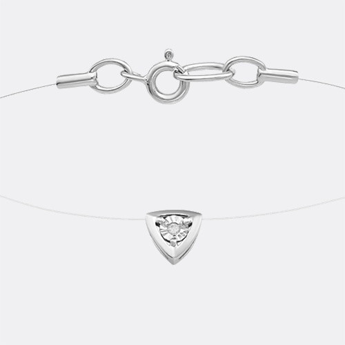 Леска EFREMOV 1640118985 длина 45 см вес 0.68 г серебро, бриллиант, фото 1