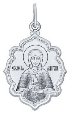 Подвеска SOKOLOV 94100225 Матрона вес 0.9 г серебро, без вставок