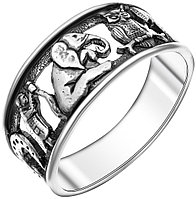 Кольцо Красная пресня 2308568 размер 19 вес 3.8 г серебро, без вставок