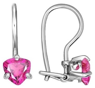 Серьги SOKOLOV 94020579 вес 1.12 г серебро, фианит