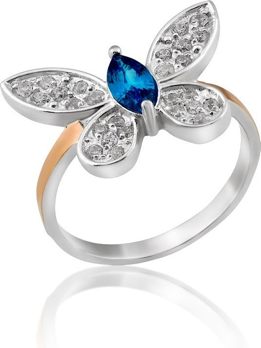 Кольцо Yuriv К466 размер 17 вес 2.68 г серебро, фианит, фото 1