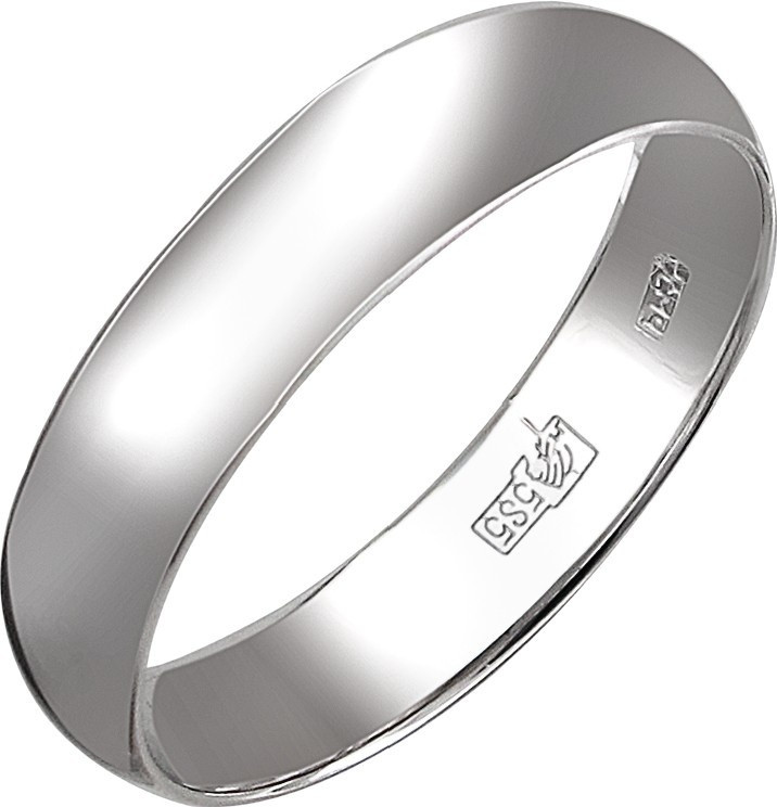 Кольцо ЭСТЕТ 01о020376 размер 20.5 вес 2.4 г золото, без вставок, фото 1