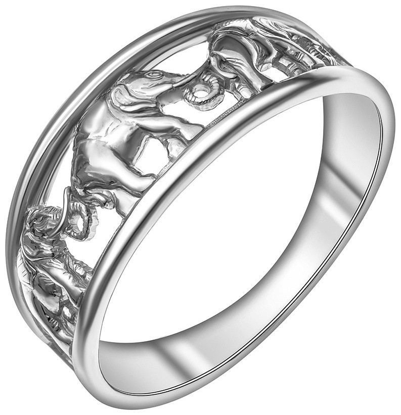 Кольцо Красная пресня 23010168_20 20 3.4 г серебро, без вставок, фото 1