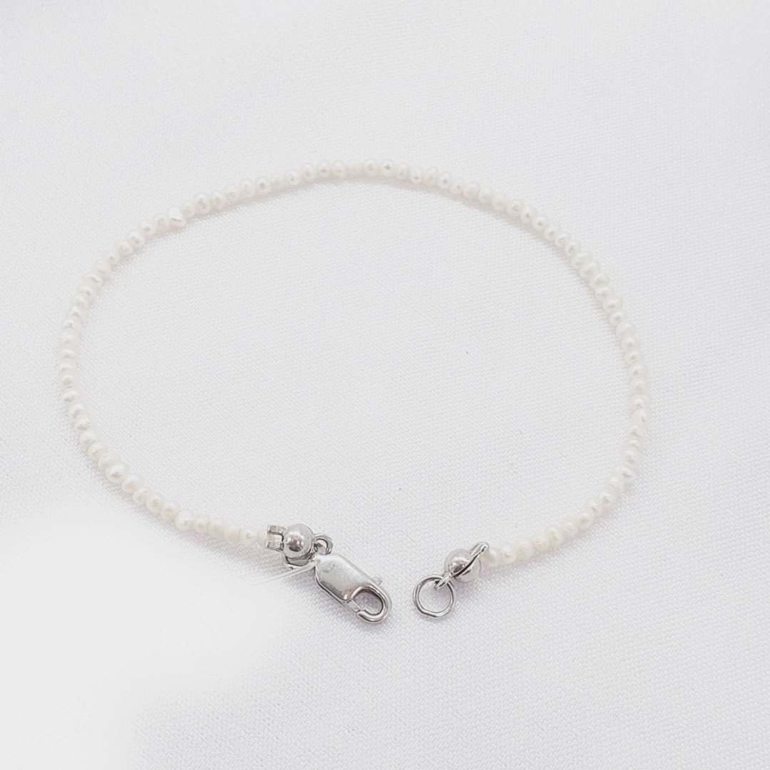 Браслет PRESTIGE JEWELRY 04-208-0055 длина 18 см, вес 0.3 г серебро, плетение отсутствует, фото 1