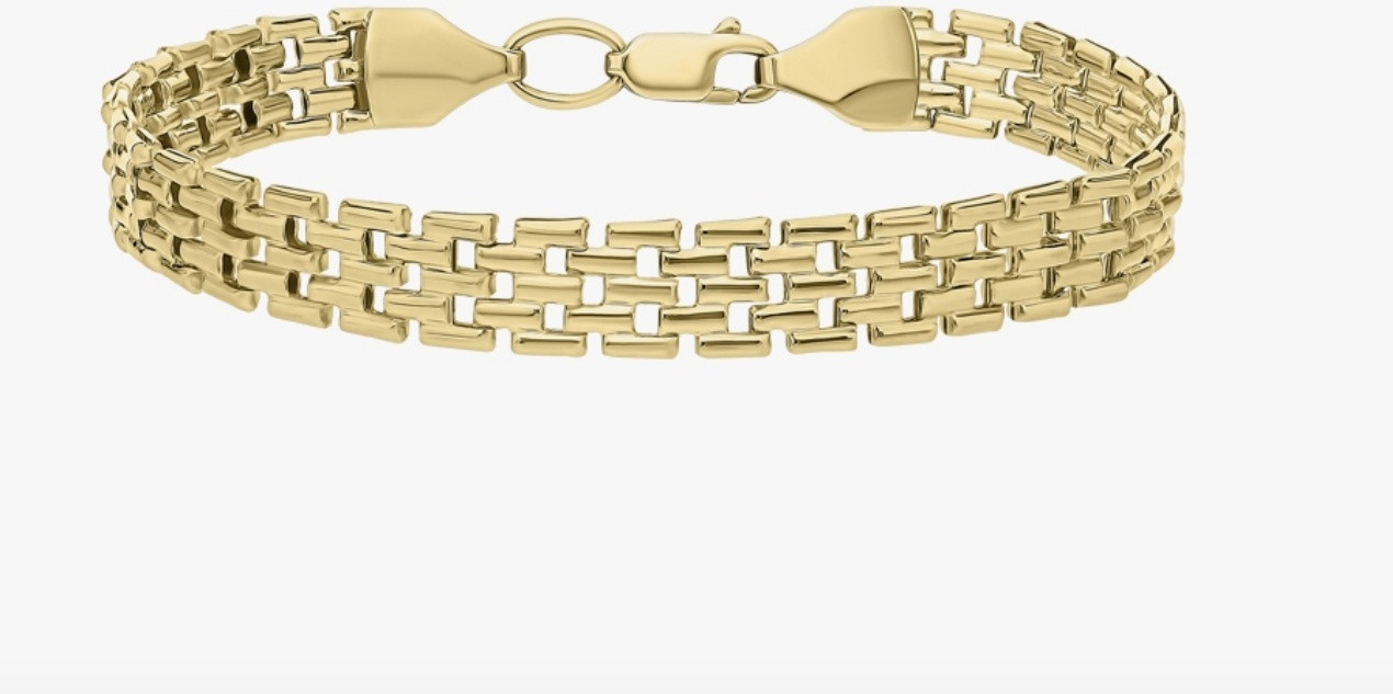 Браслет Эстет 01Б031024 длина 19 см, вес 6.81 г золото, плетение фантазийное, фото 1