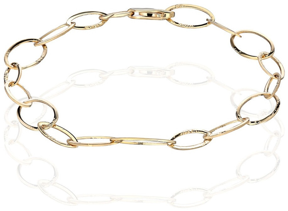 Браслет Эстет 01Б031008 длина 19 см, вес 2.87 г золото, плетение якорное, фото 1