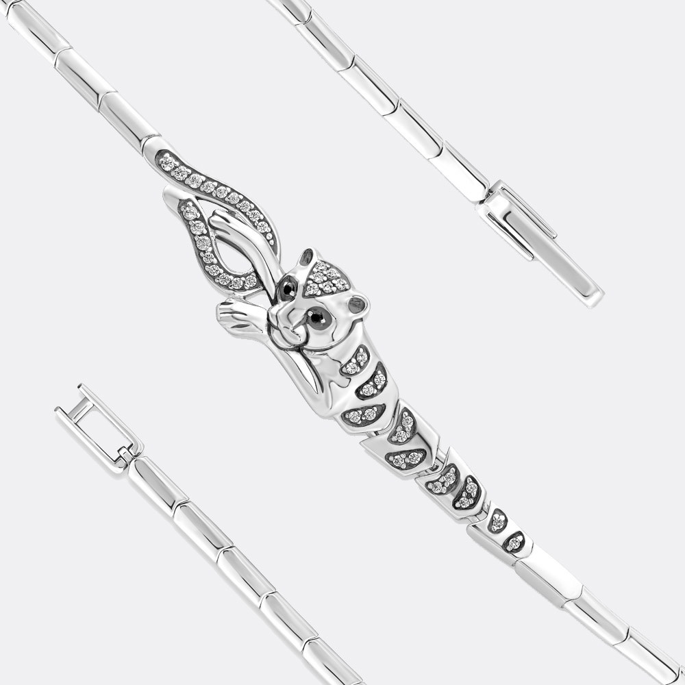 Браслет EFREMOV 1410039098 длина 18.5 см, вес 8.44 г серебро, плетение отсутствует, фото 1