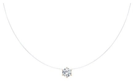 Колье Diamant 51-170-01157-6 длина 38 см вес 0.66 г золото, фианит