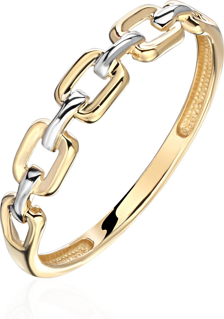 Кольцо Эстет З01К0314944РЭ размер 17 вес 1.21 г золото, без вставок, фото 1