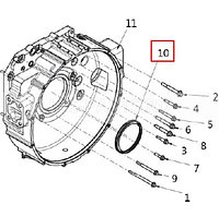 Задний сальник коленвала ISD245-50 JAC N200 C3968563