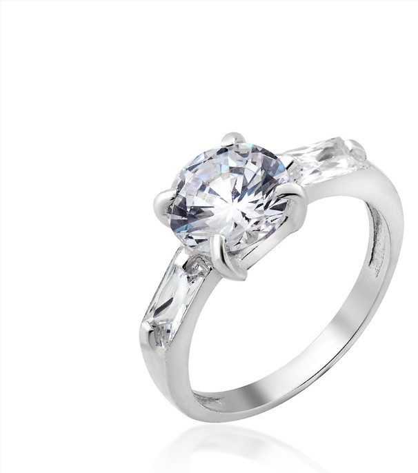 Кольцо Yuriv К376 размер 16.5 вес 2.9 г серебро, фианит, фото 1