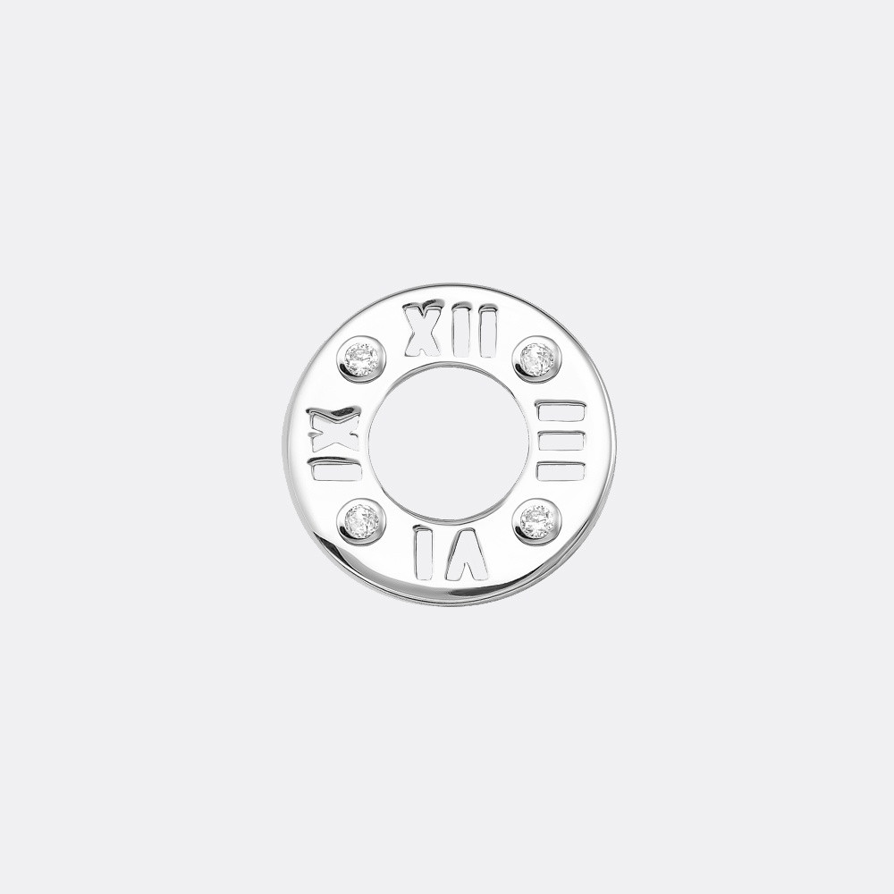 Подвеска EFREMOV 13100110427 вес 0.51 г серебро, фианит, фото 1