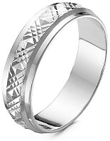 Кольцо Красная пресня 2301444Д3 22,5 размер 22.5 вес 2.1 г серебро, без вставок